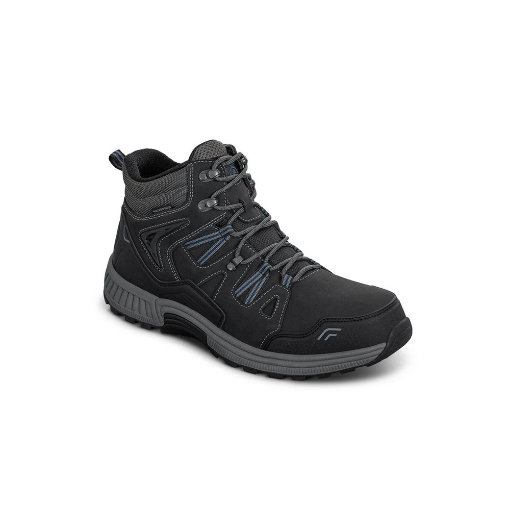 Bearpaw Ridgewood Mid Women's Hiking Boots Black/Grey‎ Size 9.5M New In Box